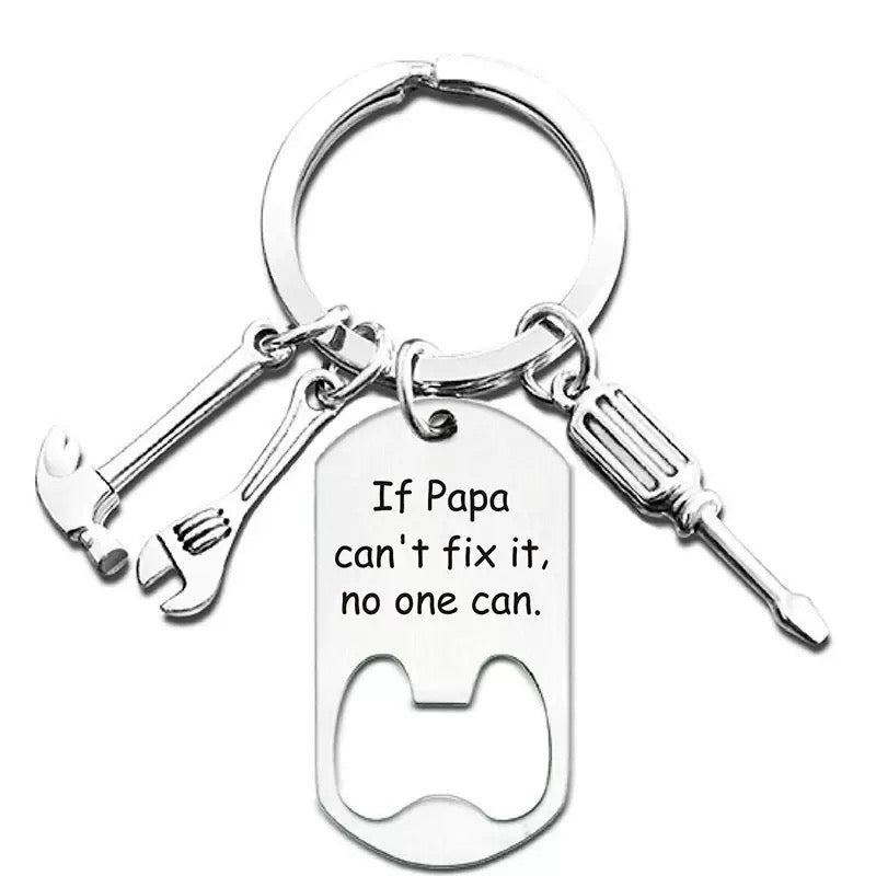 Bottle Opener Keychain Gift for Dad