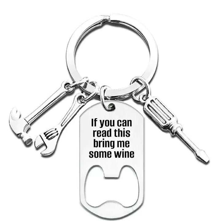 Bottle Opener Keychain Gift for Dad