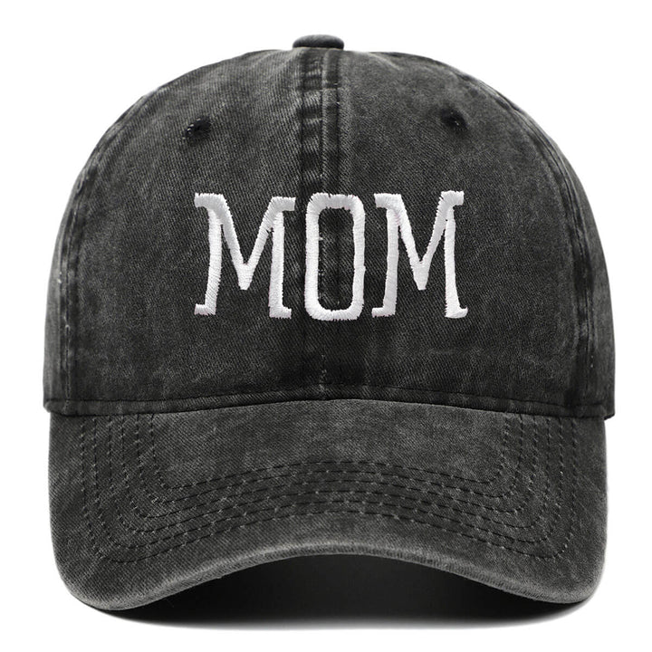 Vintage "DAD" & "MOM" Embroidered Baseball Cap